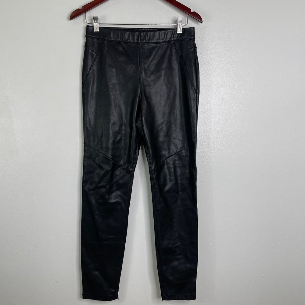 Free People Revolve Vegan Leather High Waist Legging Black Size 28 - Picture 4 of 15